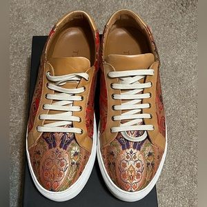 Taft Sneaker in Red Paisley Size 10